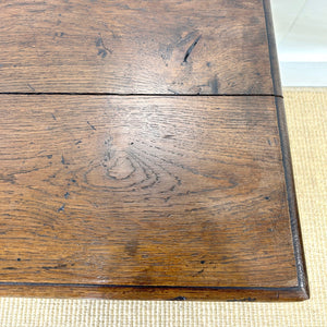 A 19th Century Tall Oak Stool or Side Table