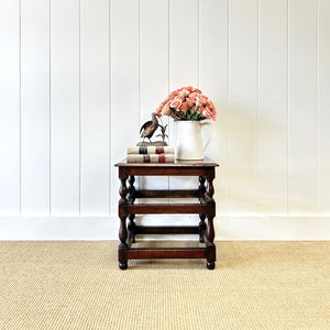 A 19th Century Tall Oak Stool or Side Table