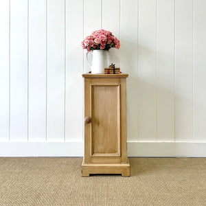 A Charming Pine Nightstand c1890