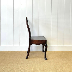 An 18th Century Walnut Queen Anne Side Chair