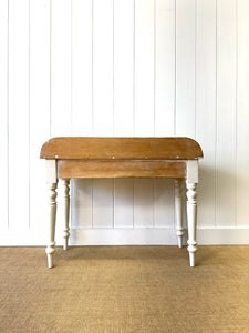 An English Country Pine Console Table