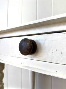 An English Country Pine Console Table