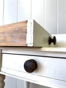 An English Country Pine Console Table