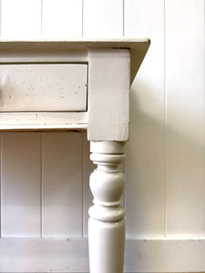 An English Country Pine Console Table