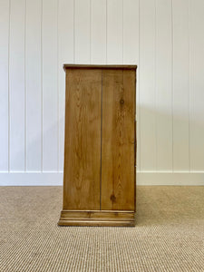 A Diminutive English Pine Cupboard or Sideboard c1870