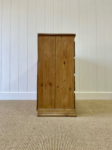 A Diminutive English Pine Cupboard or Sideboard c1870