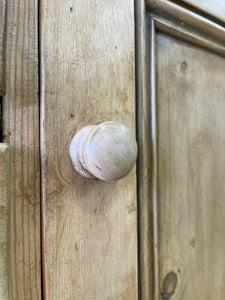 A Diminutive English Pine Cupboard or Sideboard c1870