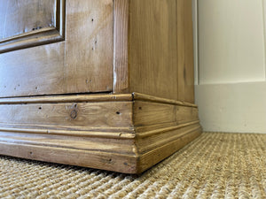 A Diminutive English Pine Cupboard or Sideboard c1870