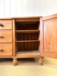 An English Country Pine Buffet or Sideboard