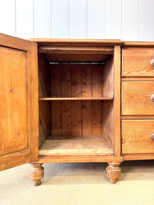 An English Country Pine Buffet or Sideboard