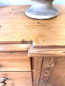 An English Country Pine Buffet or Sideboard