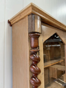 A Scottish Pine & Mahogany Bachelor's Bookcase