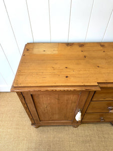 An English Country Pine Buffet or Sideboard