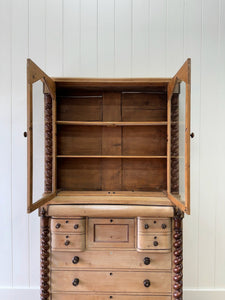 A Scottish Pine & Mahogany Bachelor's Bookcase