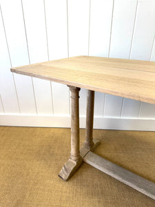 Antique English Bleached Country Oak 5ft Console Table or Server