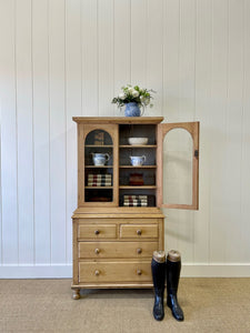 A Early 19th Century English Pine Diminutive Bookcase