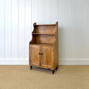 A 19th Century Diminutive Pine Waterfall Bookcase