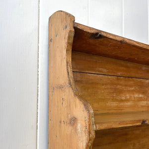 A 19th Century Diminutive Pine Waterfall Bookcase