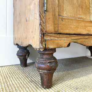 A 19th Century Diminutive Pine Waterfall Bookcase