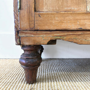 A 19th Century Diminutive Pine Waterfall Bookcase