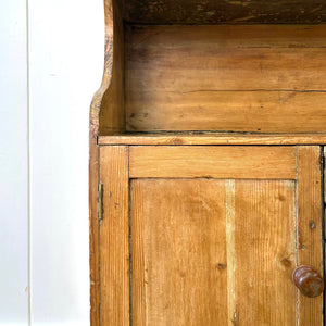 A 19th Century Diminutive Pine Waterfall Bookcase