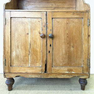 A 19th Century Diminutive Pine Waterfall Bookcase