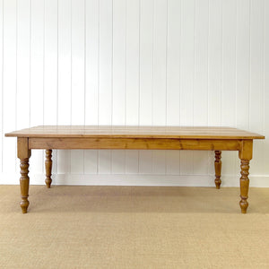 A Lovely Vintage 8 ft Pine Farmhouse Table