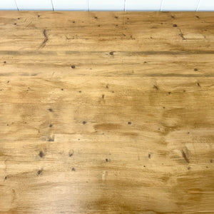 A Lovely Vintage 8 ft Pine Farmhouse Table