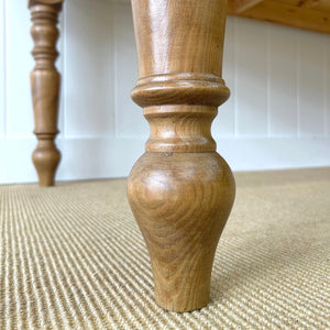 A Lovely Vintage 8 ft Pine Farmhouse Table