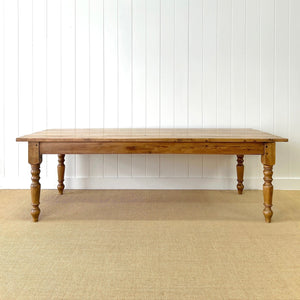 A Lovely Vintage 8 ft Pine Farmhouse Table