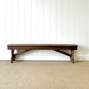 A Country Made Bench c1890