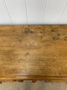 A Large English Pine Country 7 Drawer Buffet or Sideboard c1860