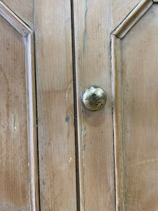 An English Country Low Pine Galleried Console or Small Sideboard c1890