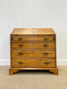 A Mid 19th Century English Pine Drop Front Desk