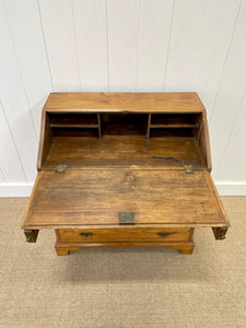A Mid 19th Century English Pine Drop Front Desk