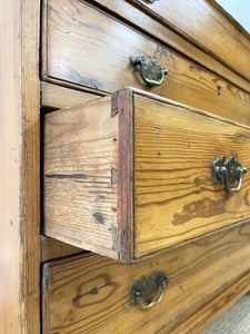 A Mid 19th Century English Pine Drop Front Desk