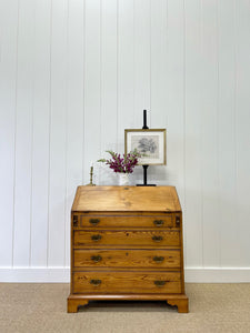 A Mid 19th Century English Pine Drop Front Desk