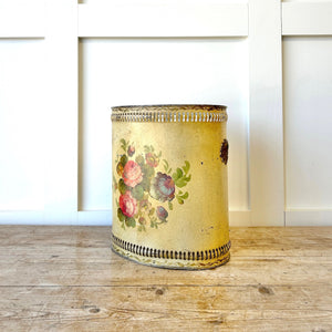 A 1920s French Tole Waste Paper Bin