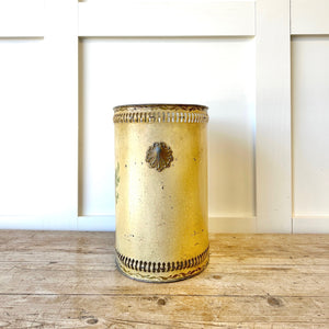 A 1920s French Tole Waste Paper Bin