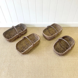 Delightful French 19th Century Harvest Baskets
