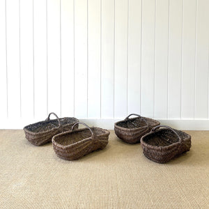 Delightful French 19th Century Harvest Baskets