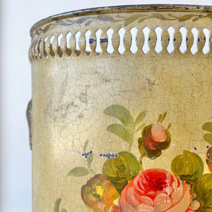A 1920s French Tole Waste Paper Bin