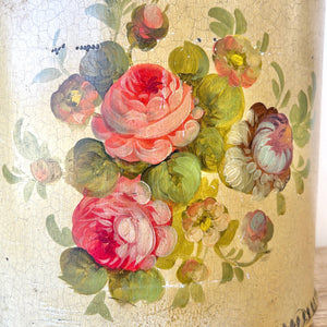 A 1920s French Tole Waste Paper Bin