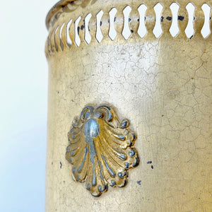 A 1920s French Tole Waste Paper Bin