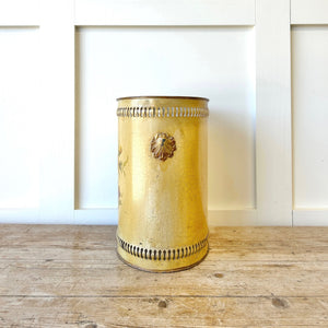 A 1920s French Tole Waste Paper Bin