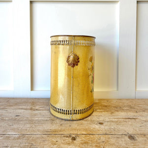 A 1920s French Tole Waste Paper Bin