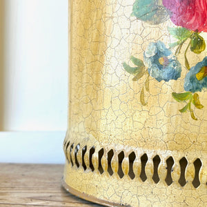 A 1920s French Tole Waste Paper Bin