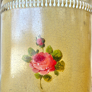 A 1920s French Tole Waste Paper Bin