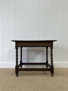 An English Oak Lowboy Table c1790