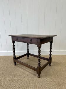 An English Oak Lowboy Table c1790